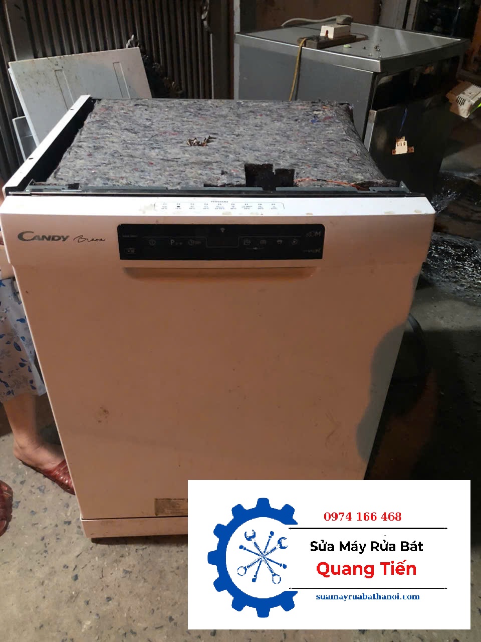 Sửa máy rửa bát Candy