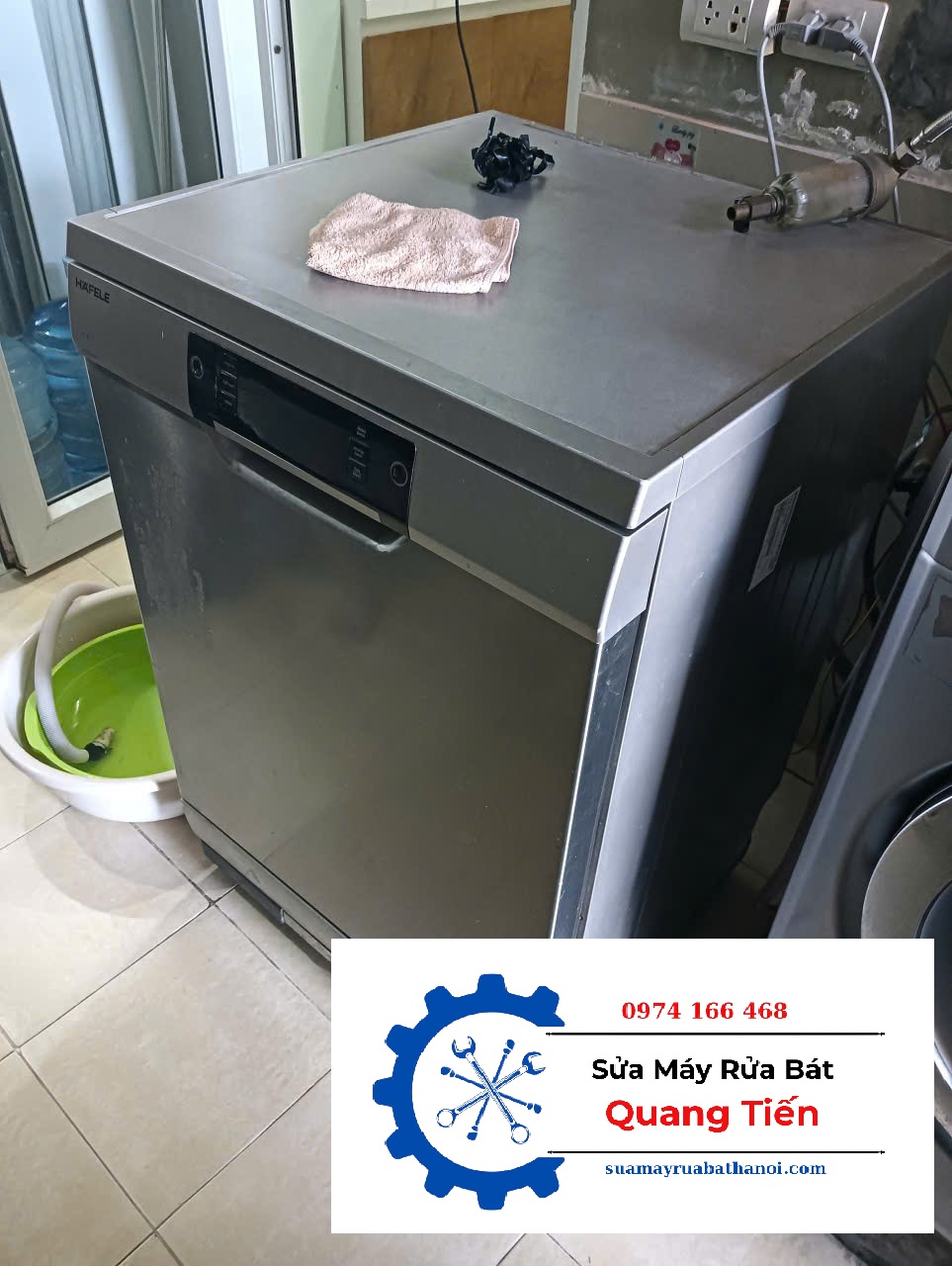 Sửa máy rửa bát Hafele