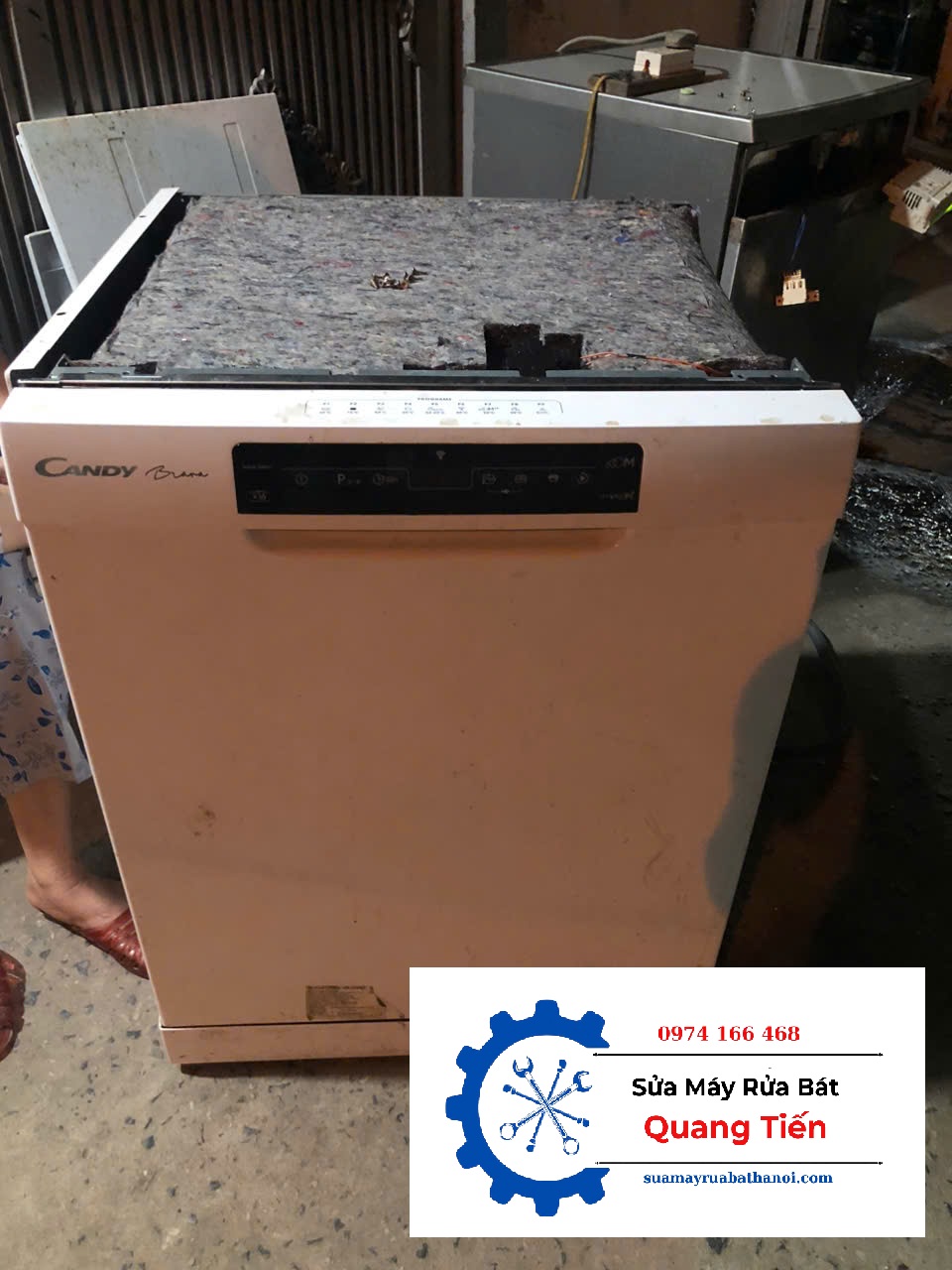 Sửa máy rửa bátt