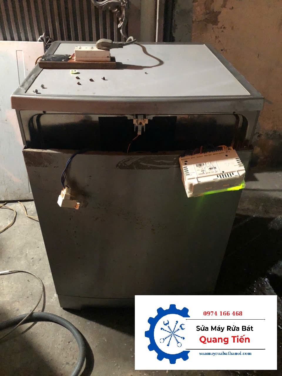 Sửa máy rửa báttt