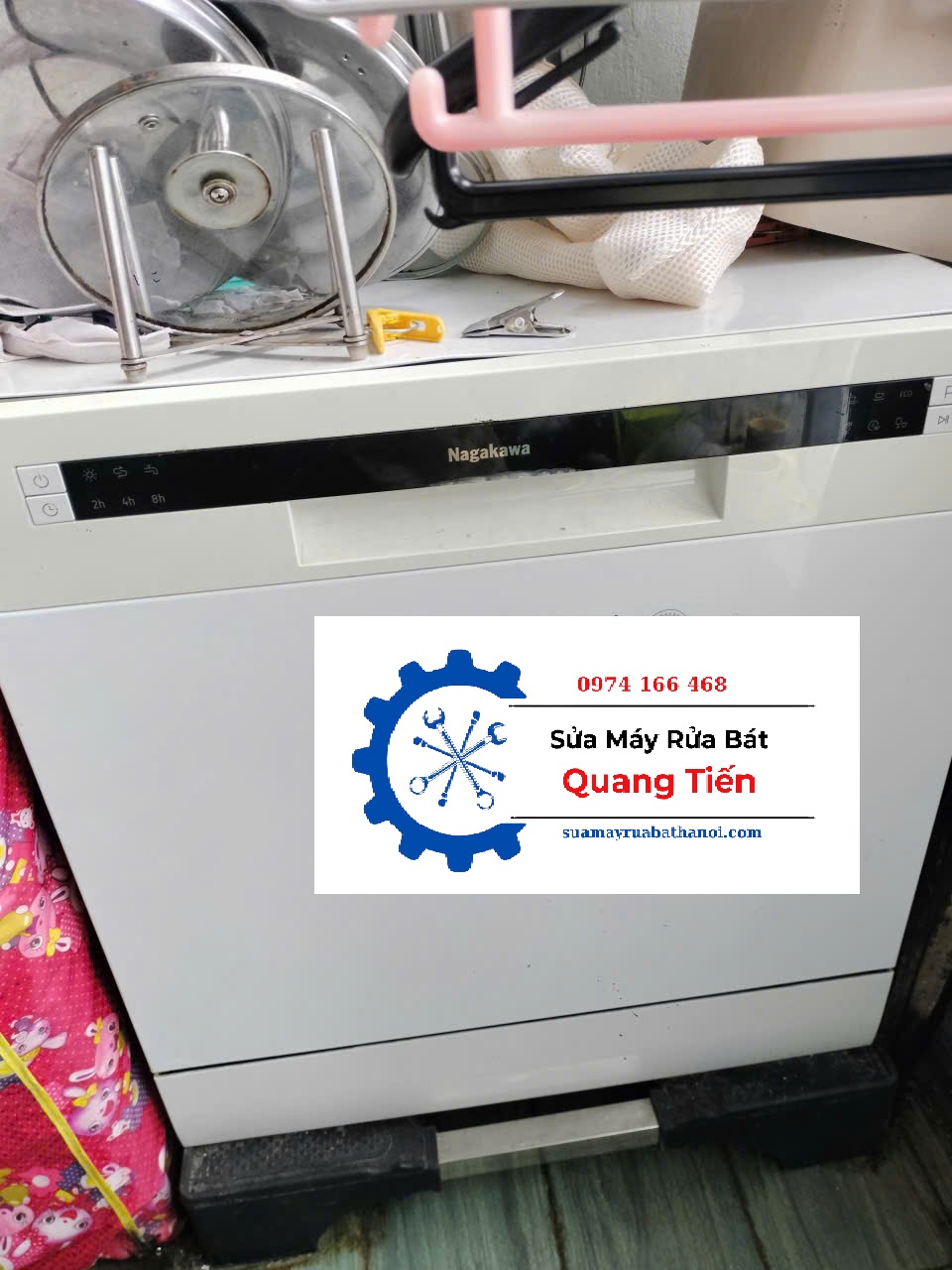 Sửa máy rửa báttt