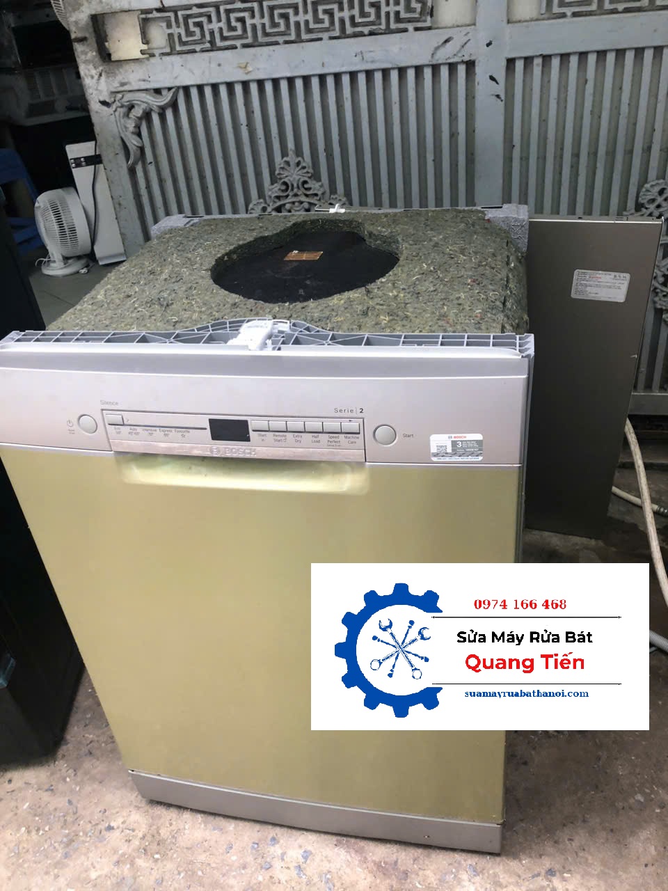 Sửa chữa máy rửa bátt