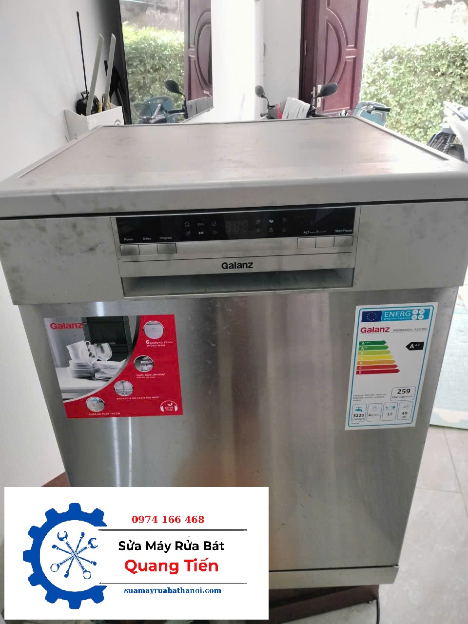 Sửa máy rửa bát